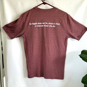 Texas A&M “Honor Code” T-Shirt – Maroon – Small